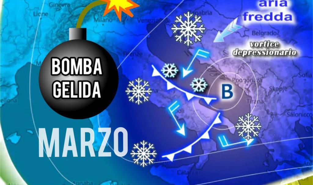 Meteo Marzo: GROSSA BOMBA Gelida Sull'EUROPA. Bufere Di NEVE E GHIACCIO ...